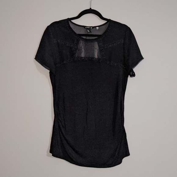 Maternity - Semi-sheer top - Picture 1 of 7